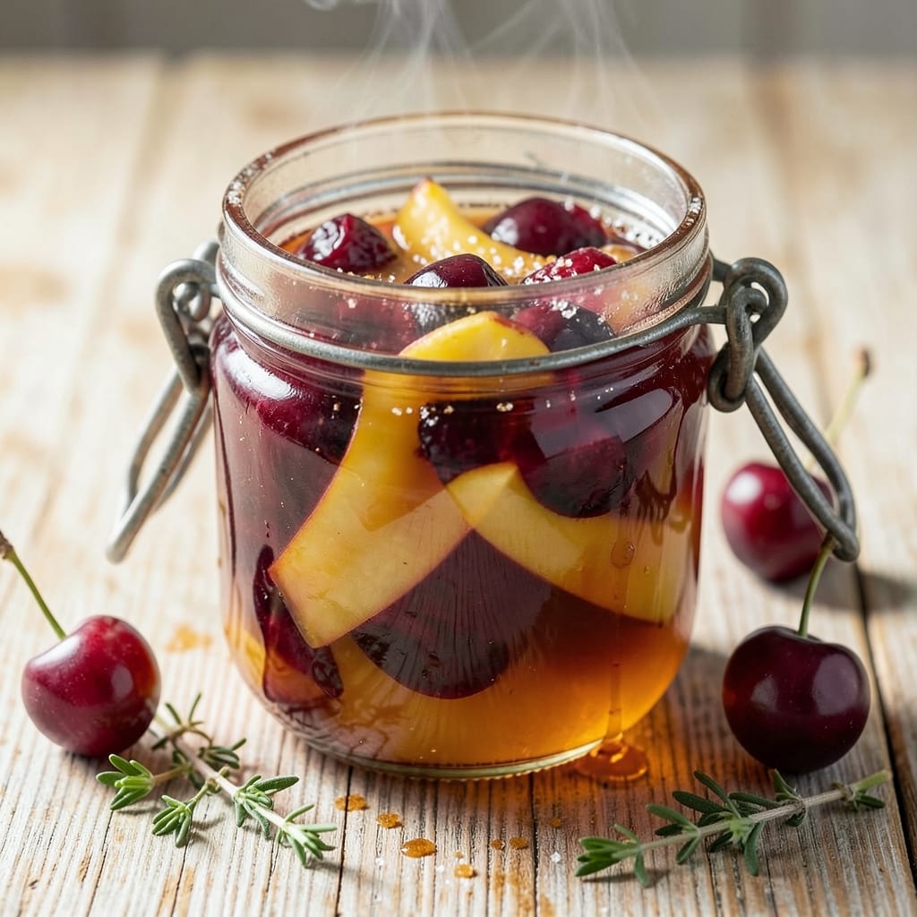 Apple Cherry Jelly Recipe: Fruit-Forward Gel with Stained-Glass Shine