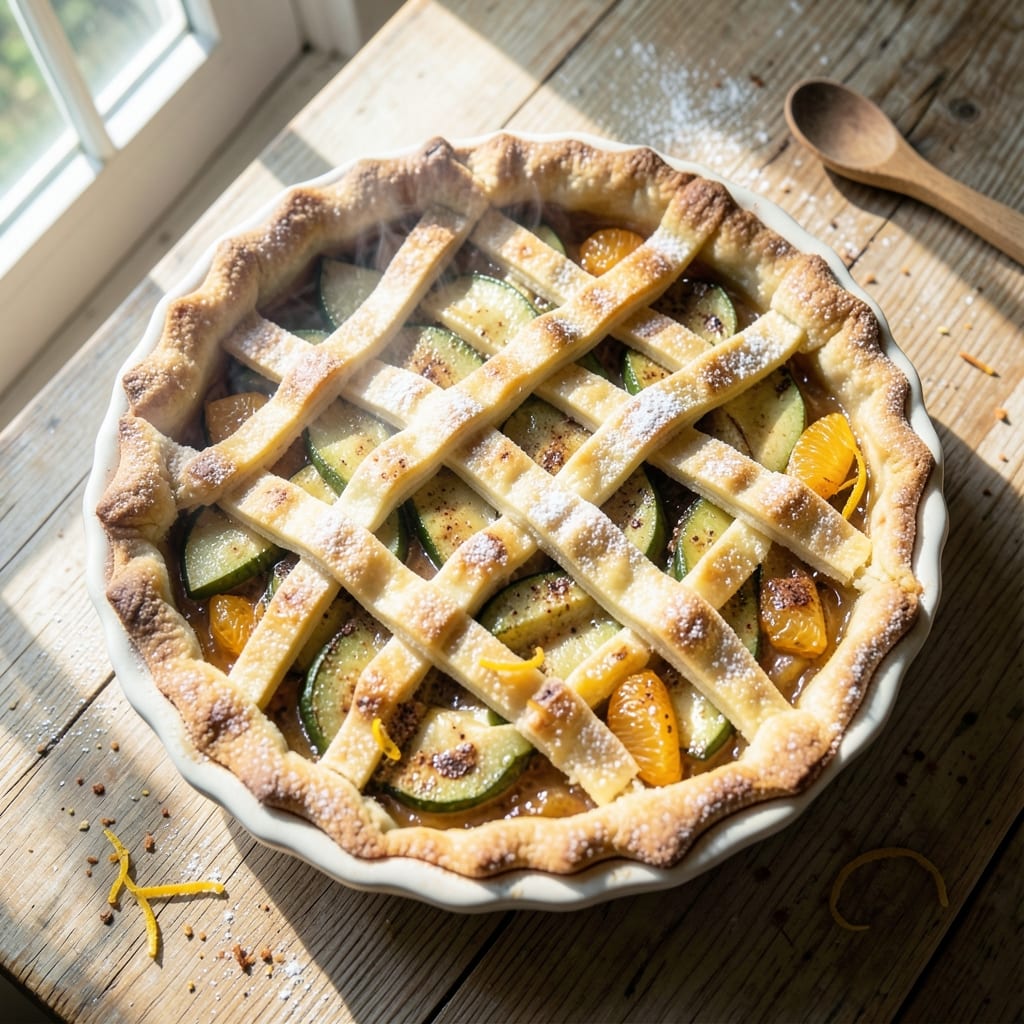 Apple and Orange Pie Recipe: Citrus-Zest Streusel Crown Magic