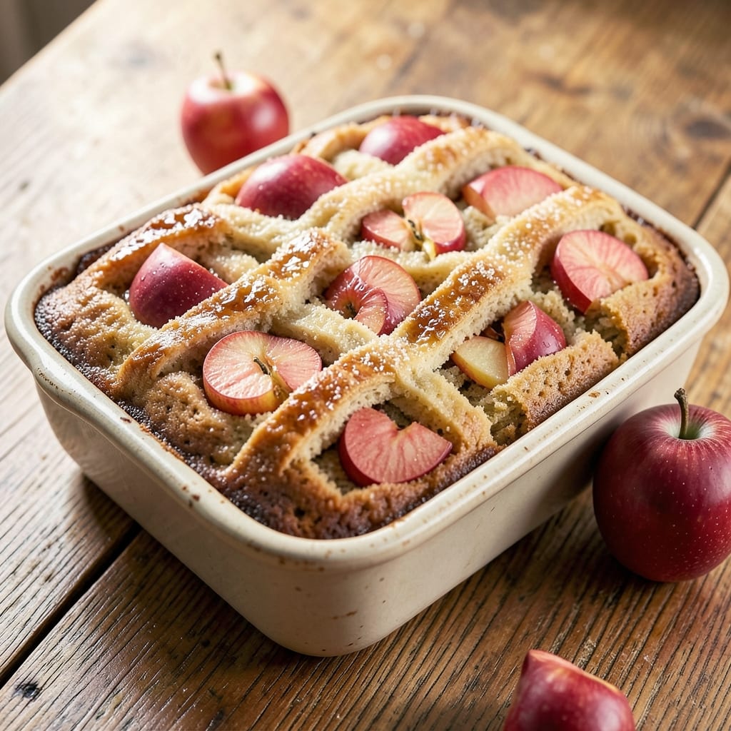 Amish Apple Coffee Cake Recipe: Warm Vanilla-Infused Layers With Crunchy Brown Sugar Top