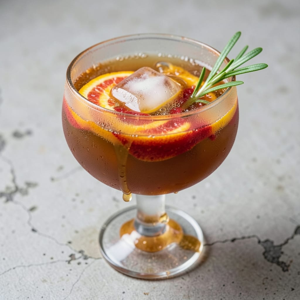 Apple Cooler Recipe: Sparkling Cider and Citrus Refreshment