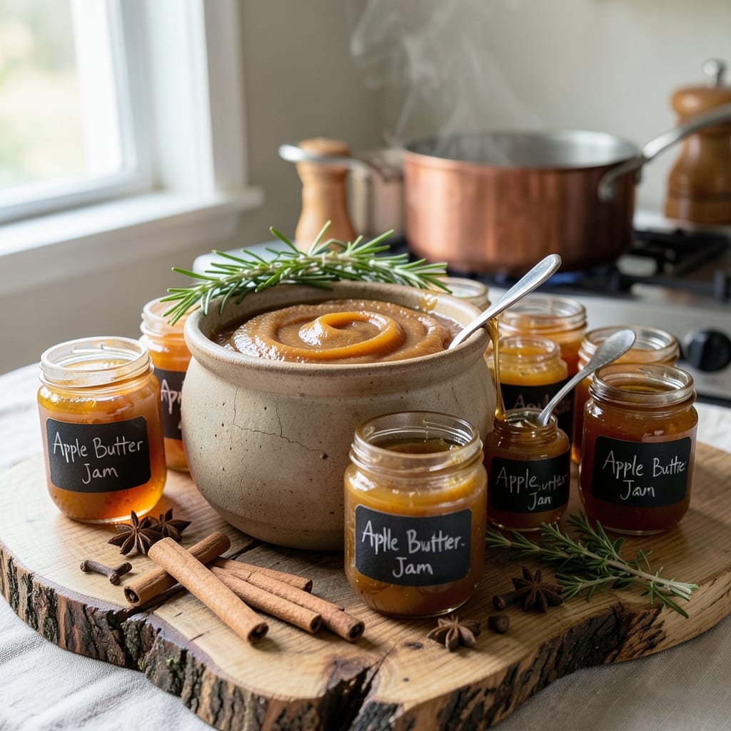 Apple Butter and Jam Canning Recipe: Slow-Cooked Spice Without Sugar Crystals