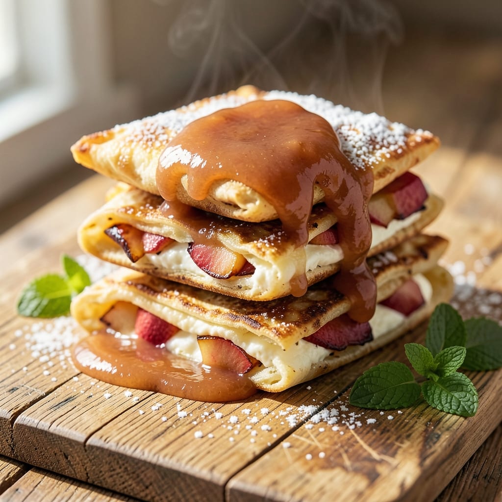 Apple Blintz Recipe: Warm Spiced Apple Filling in Crispy Pancake Layers