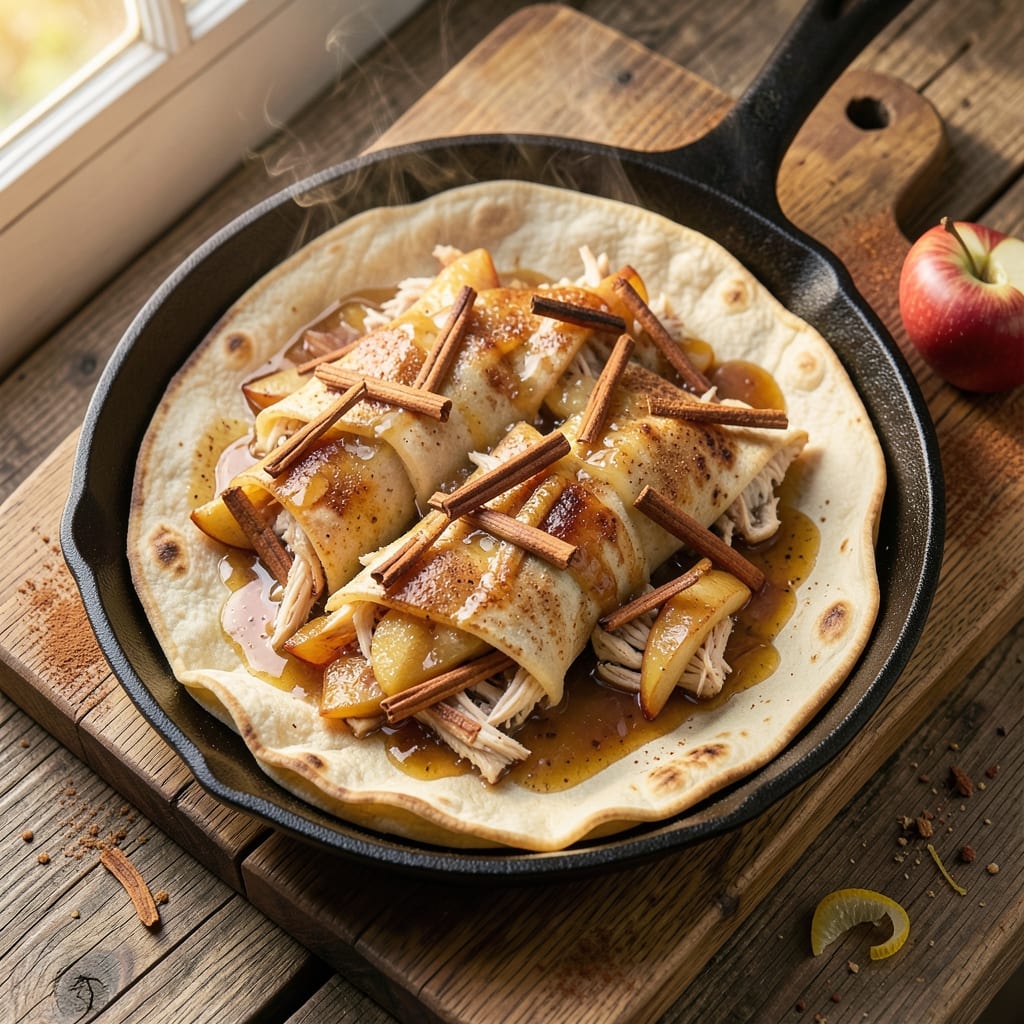 Apple Cinnamon Chimichangas Recipe: Crispy-Filled Bites With Sweet Spice Twist