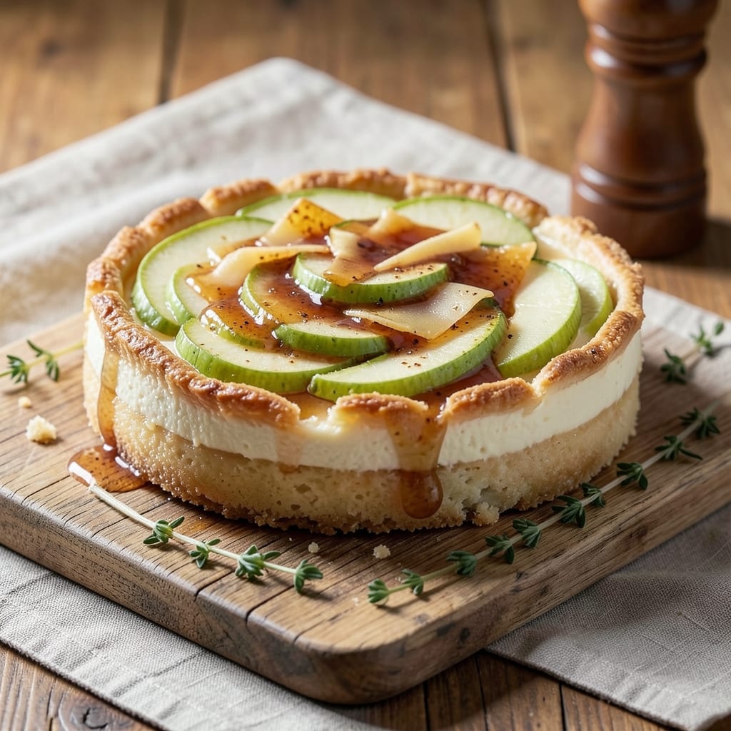 Apple Cheese Torte Recipe: Buttery Crust Meets Spiced Apple-Cheddar Bliss