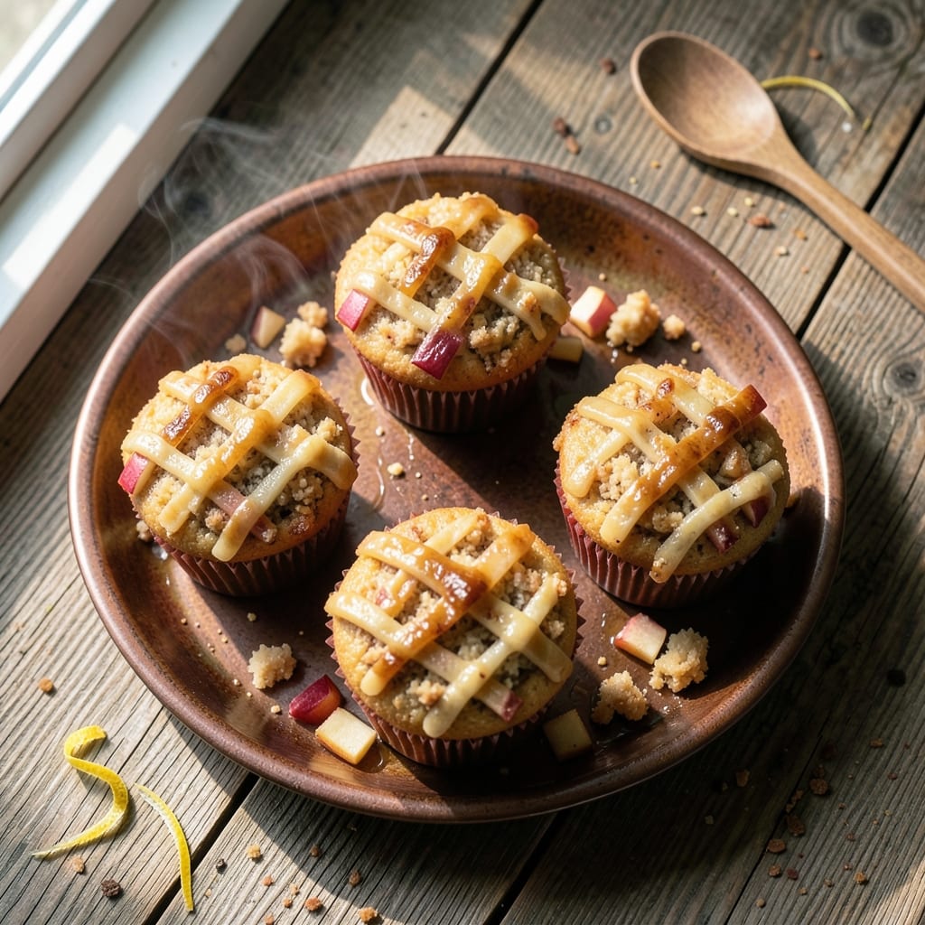 Apple Cobbler Cupcakes Recipe: Mini Bites With Streusel Crown and Apple Filling