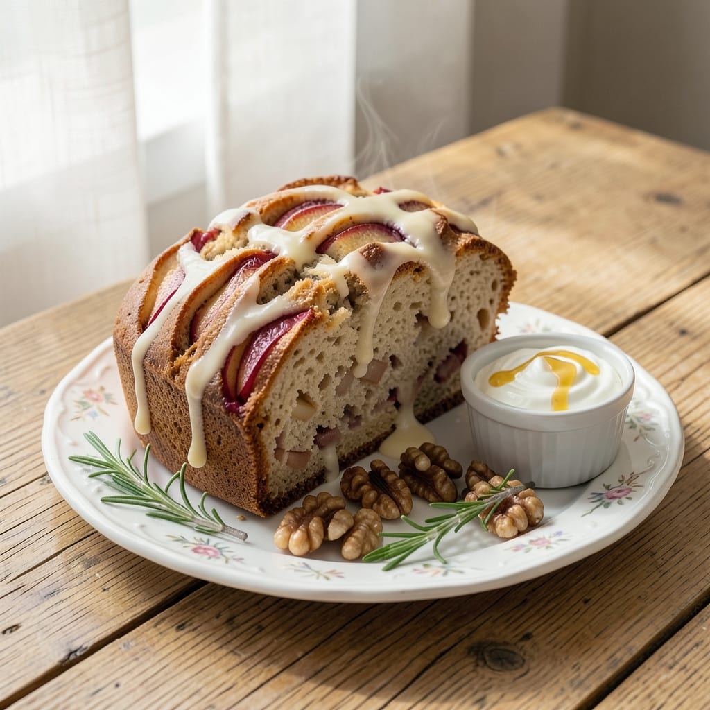 Apple Bread With Yogurt Recipe: Moist Crumb and Buttery Streusel Swirls
