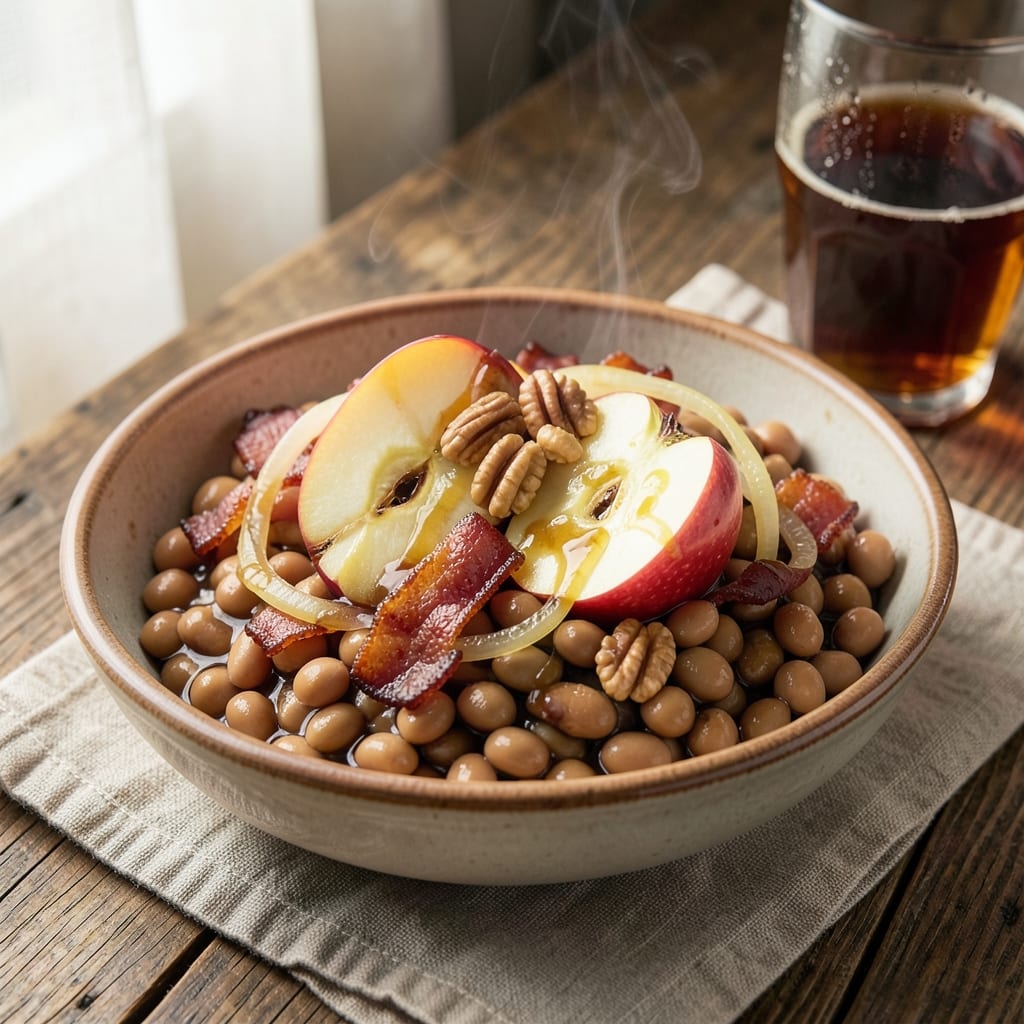 Apple Bourbon Beans Recipe: Smoky-Sweet Slow Cooker Magic