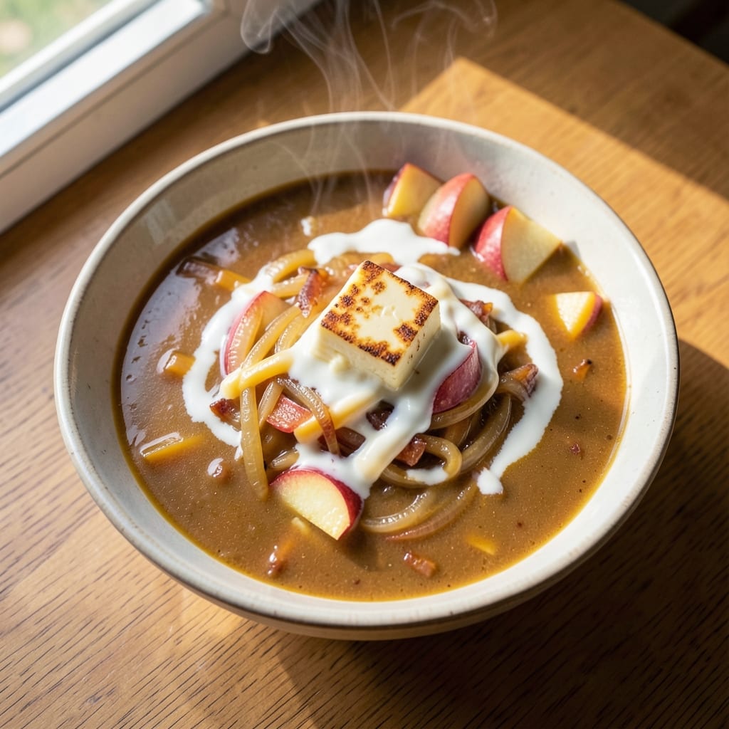 Apple Cheddar Soup Recipe: Velvety Creamy Texture With Sharp Cheese Bites