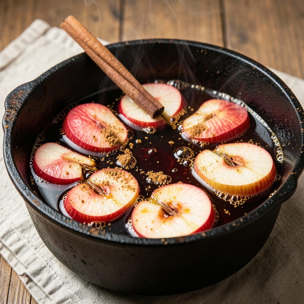 Alcoholic Mulled Apple Cider Recipe: Spiced Rum Simmer With Warm Cinnamon Stars