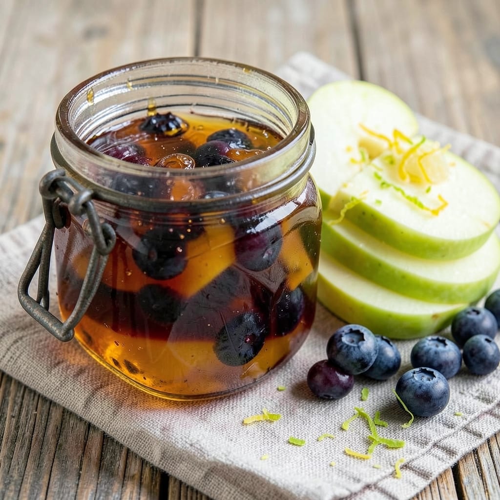 Apple Blueberry Jelly Recipe: Fruit-Forward Simmer for Vibrant Spreadable Gold