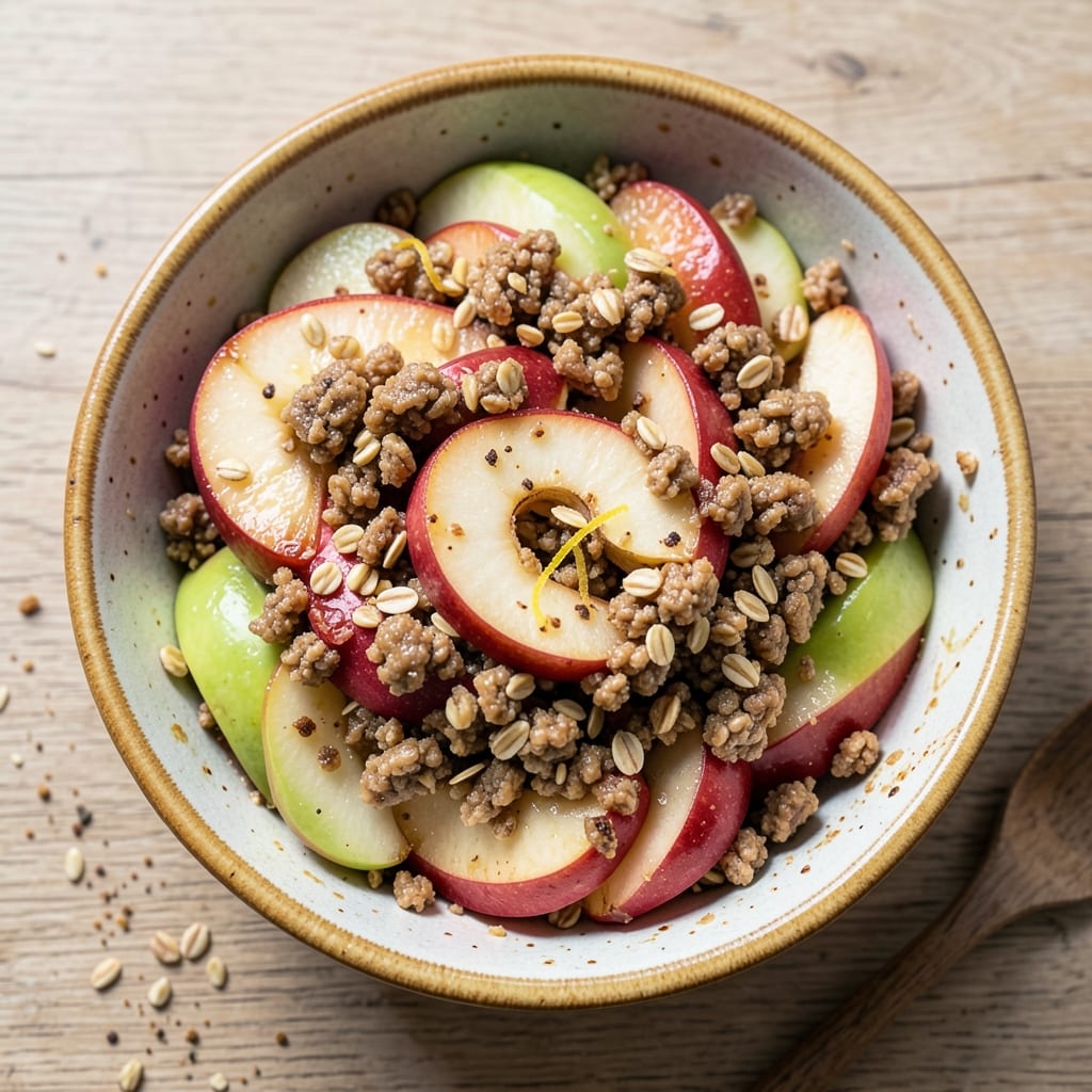 Apple Crimble Recipe: Warm Spiced Fruit With Buttery Streusel Magic