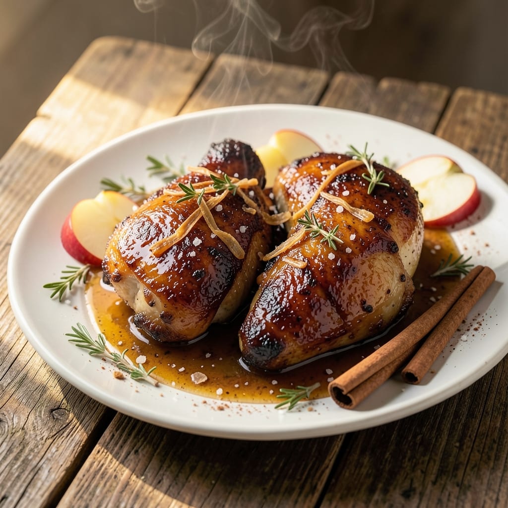 Apple Cider Glazed Chicken Thighs Recipe: Caramelized Crunch Meets Juicy Meat