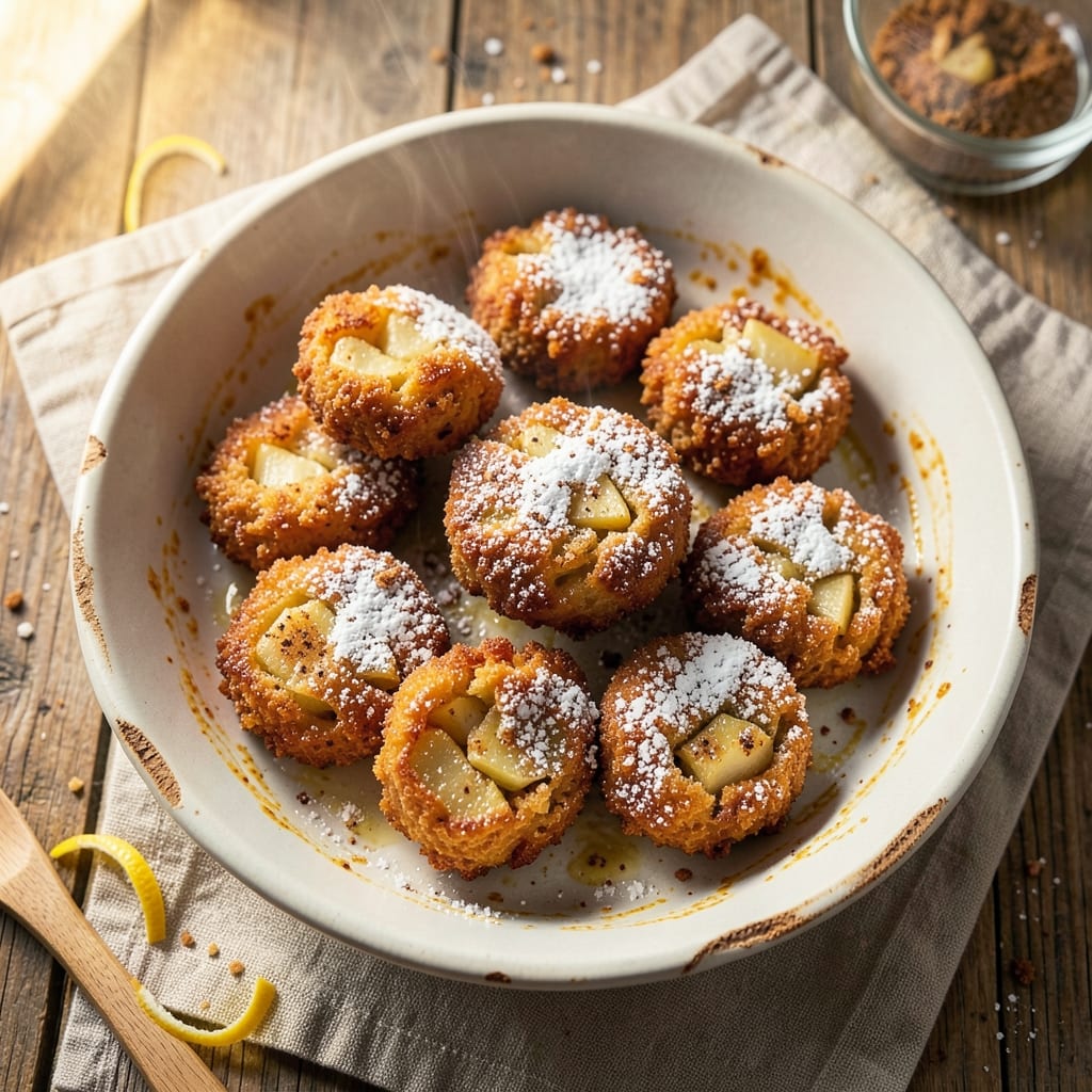 America's Test Kitchen Apple Fritters Recipe: Golden Crunch With Spiced Apple Hearts