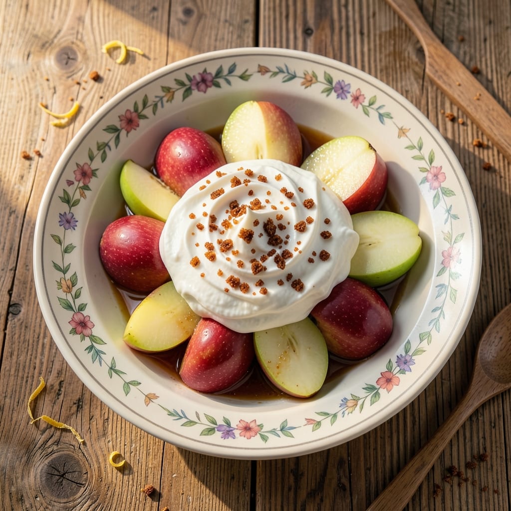 Apple Cream Recipe: Warm Spiced Layers with Buttery Pastry Crunch