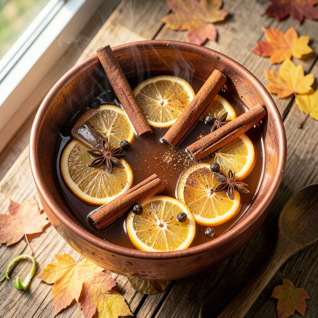 Apple Cider Punch Bowl Recipe: Spiced Rum Infusion for Crowd-Pleasing Sips