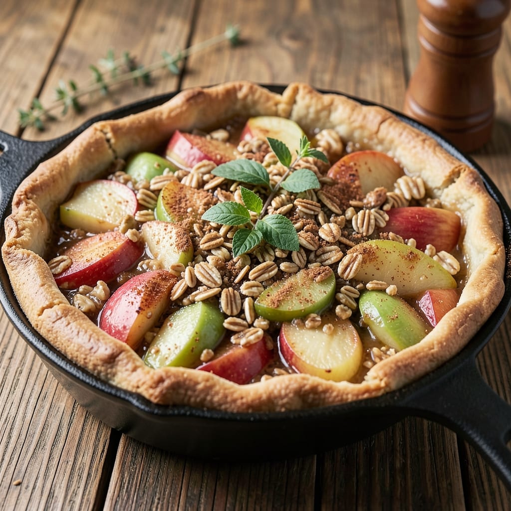 Apple Brown Betty Pie Recipe: Spiced Apple Streusel Melted to Golden Perfection