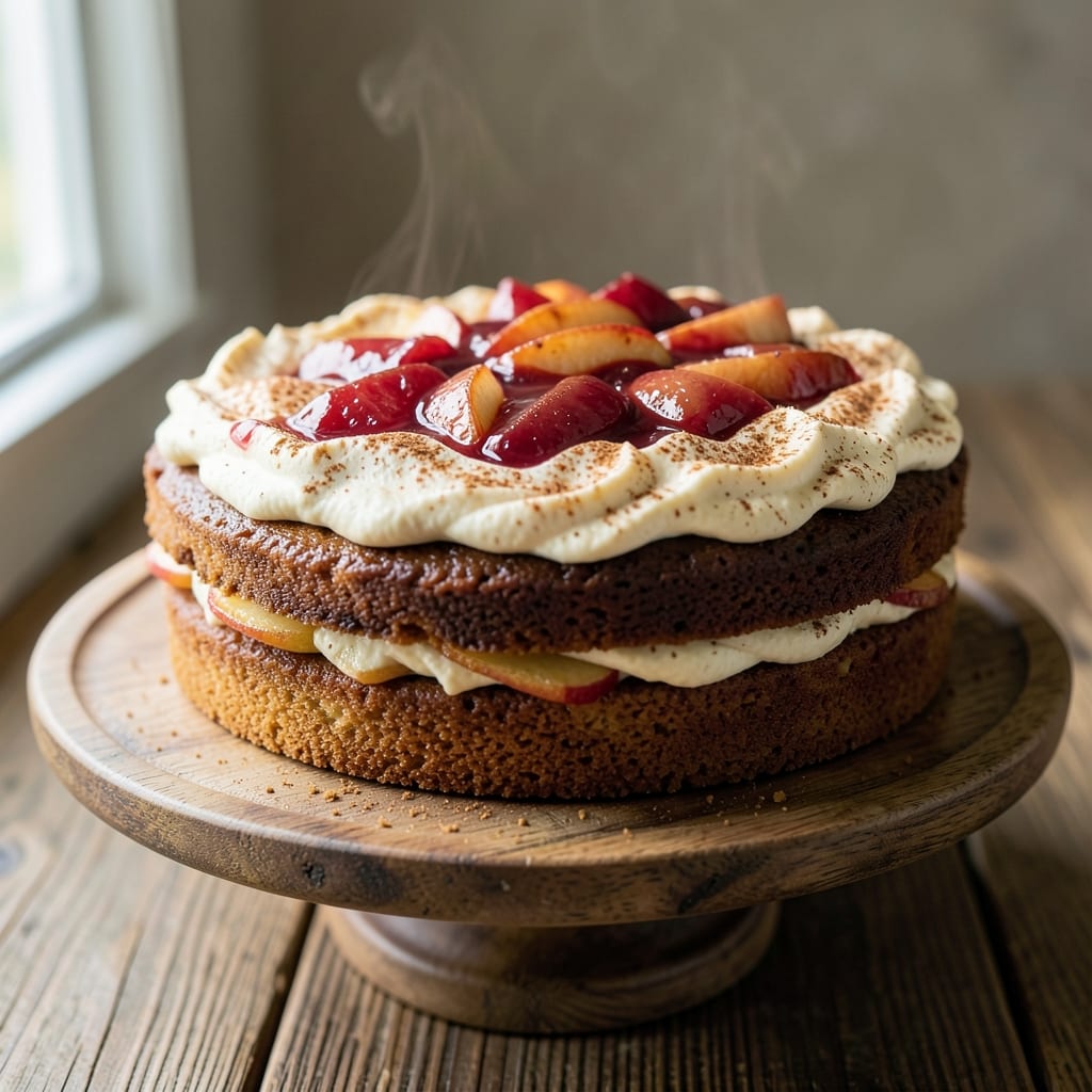 Apple and Cinnamon Tea Cake Recipe: Spiced Apple Layers with Buttery Streusel Crown