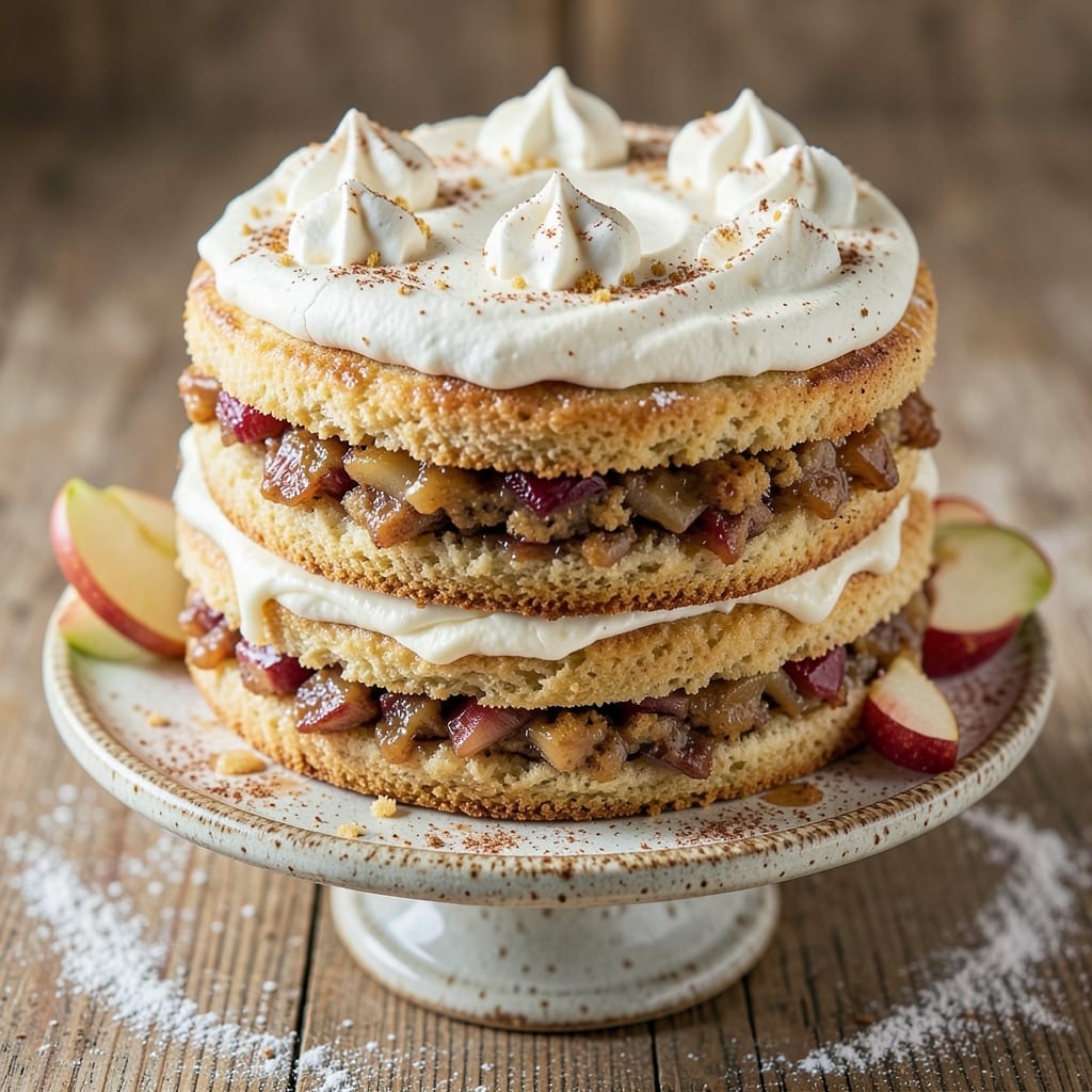 Amish Apple Fritter Cake Recipe: Buttery Streusel Crown Over Warm Spiced Layers