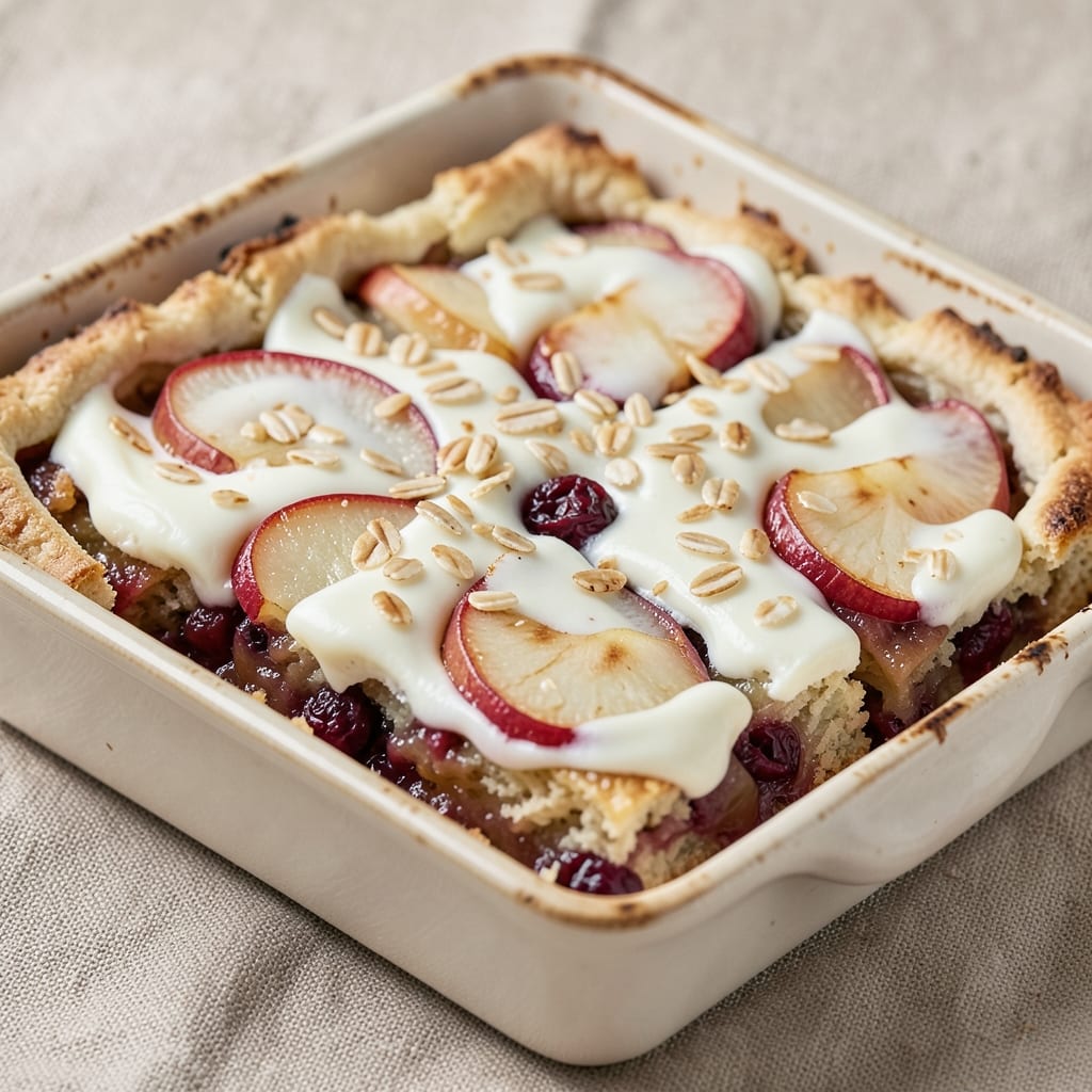 Apple Cranberry Bars Recipe: Buttery Streusel Crown Over Tart-Sweet Fruit Layers