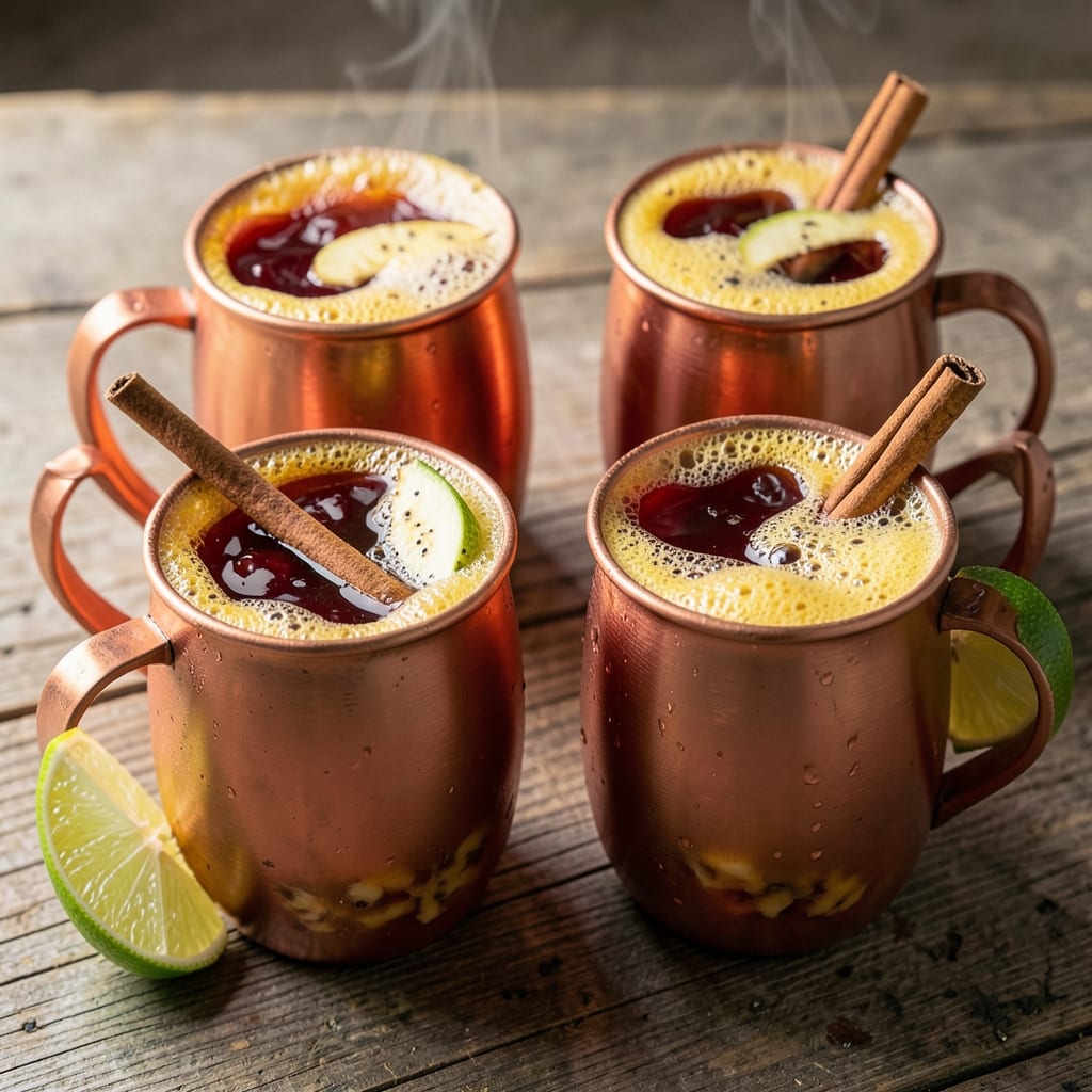 Apple Cider Mule Cocktail Recipe: Spiced Rum and Ginger Fizz With Apple Cider Twist