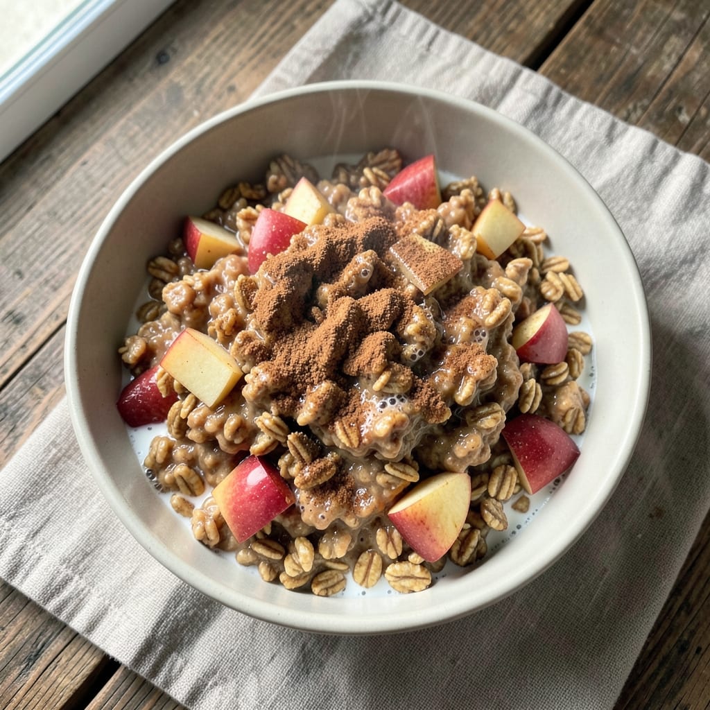 Apple Cinnamon Instant Oatmeal Recipe: Warm Spice Infusion in 5 Minutes