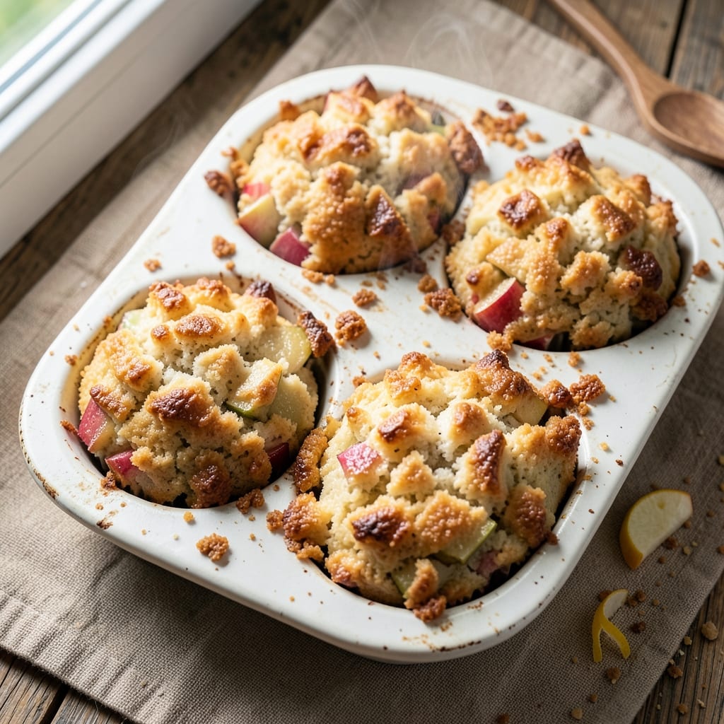 Apple Cinnamon Crumble Muffins Recipe: Buttery Streusel Crown Over Warm Spiced Apple Filling