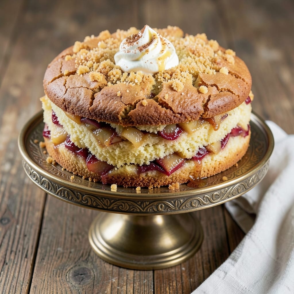 Annabel Langbein's Apple Cake Recipe: Buttery Streusel Blanket Over Spiced Apple Heaven