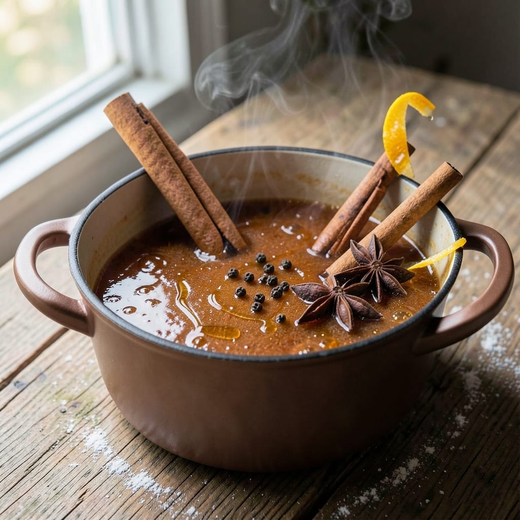 Apple Cider on the Stove Recipe: Simmered Spice and Warm Cinnamon Aroma