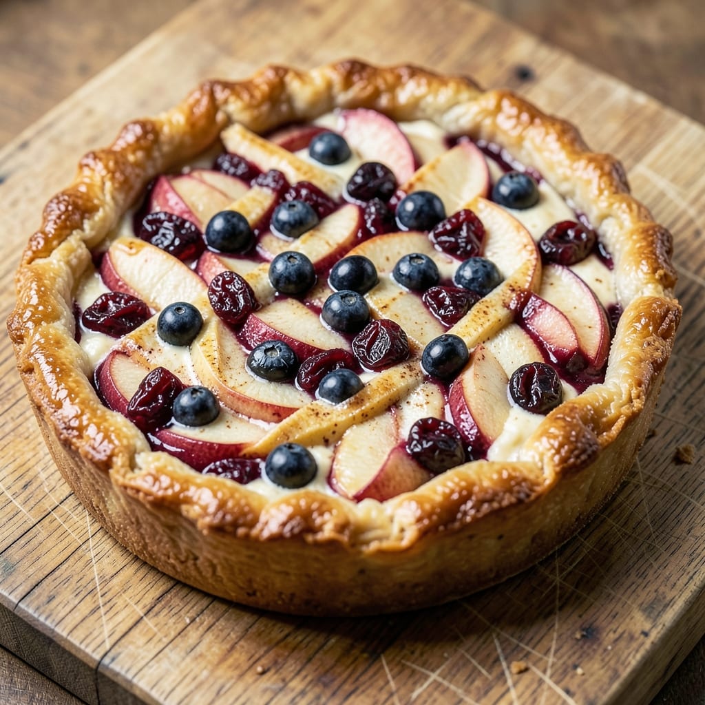 Apple Blueberry Cranberry Pie Recipe: Tart-Sweet Fruit Trio With Buttery Lattice Crust