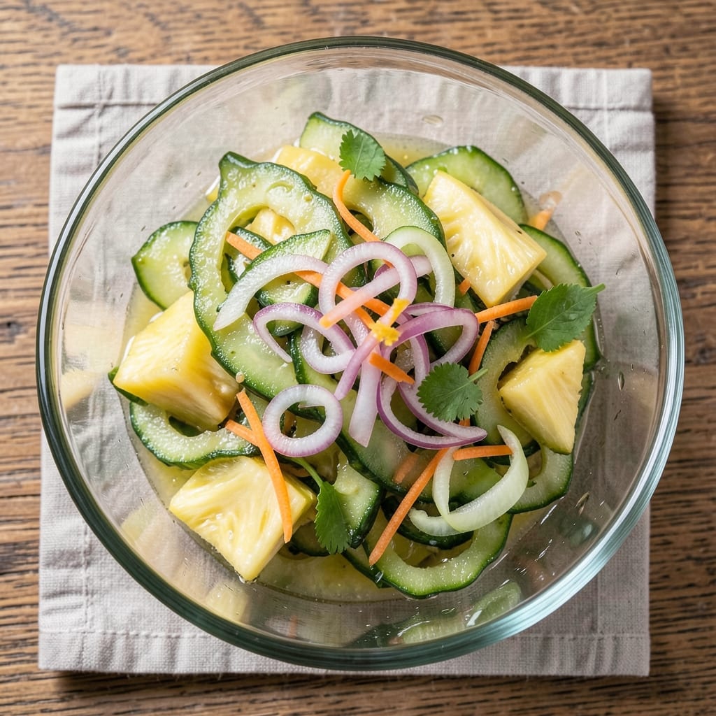 Ampalaya Salad With Pineapple Recipe: Tropical Crunch Meets Filipino Flavor Fusion
