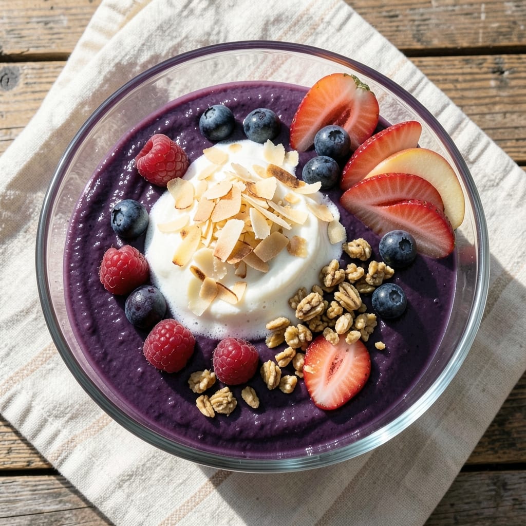 Acai Apple Juice Bowl Recipe: Superfood Boost With Crunchy Topping Magic