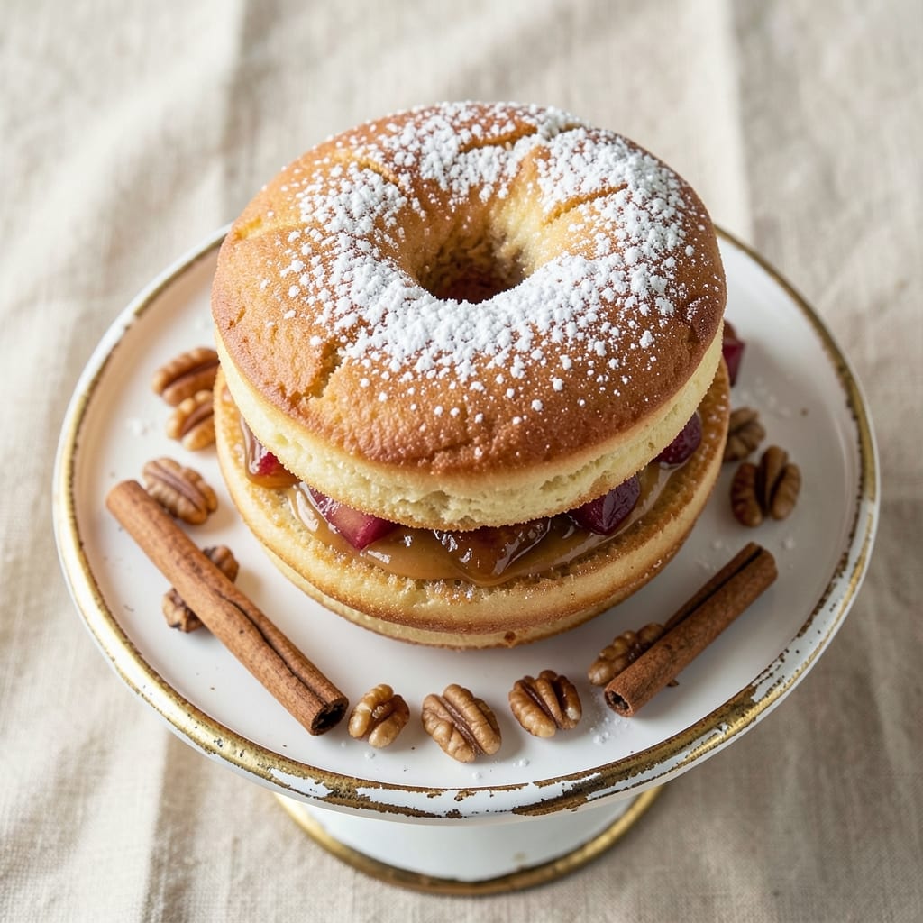 Apple Cider Donut Whoopie Pie Recipe: Spiced Apple Filling Sandwiched Between Cakey Donuts