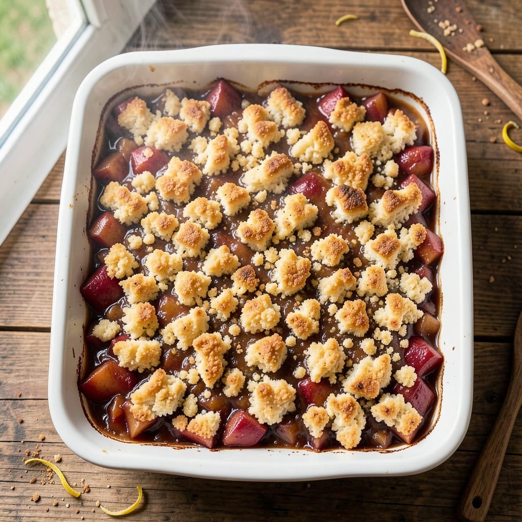 Apple Cobbler Recipe With Canned Apples and Bisquick: Creamy Streusel Crown Over Warm, Spiced Fruit