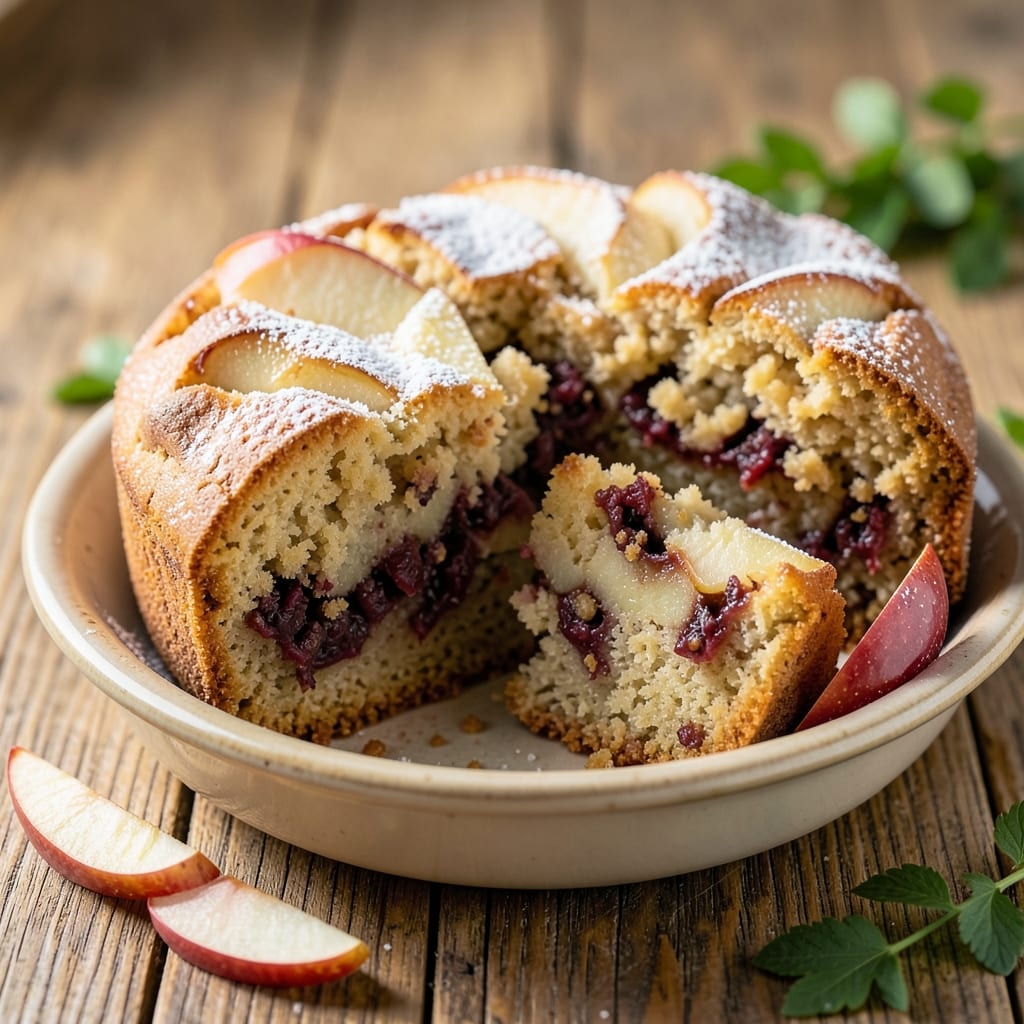 Apple and Mincemeat Cake Recipe: Spiced Streusel Crown Over Tart Fruit Layers