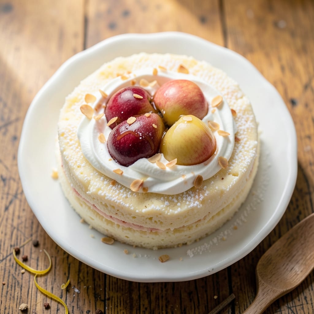 Apple Cloud Cake Recipe: Ethereal Layers of Vanilla and Spiced Apples