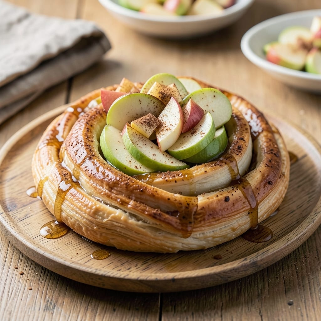 Apple Crescent Dessert Recipe: Flaky Pastry Wrapped Around Spiced Apple Filling
