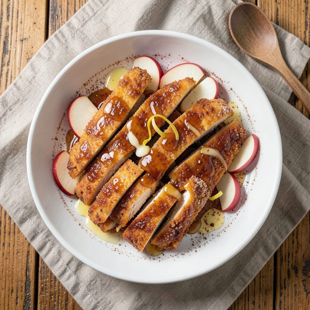 Apple and Honey Glazed Chicken Tenders Recipe: Crispy Bites with Sticky Sweet Gloss