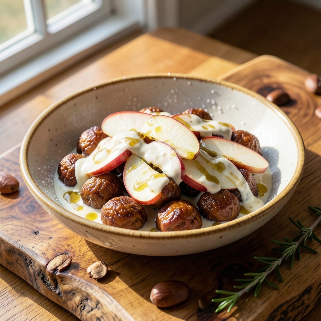 Apple Chestnut Dressing Recipe: Nutty-Sweet Homemade Holiday Flavor