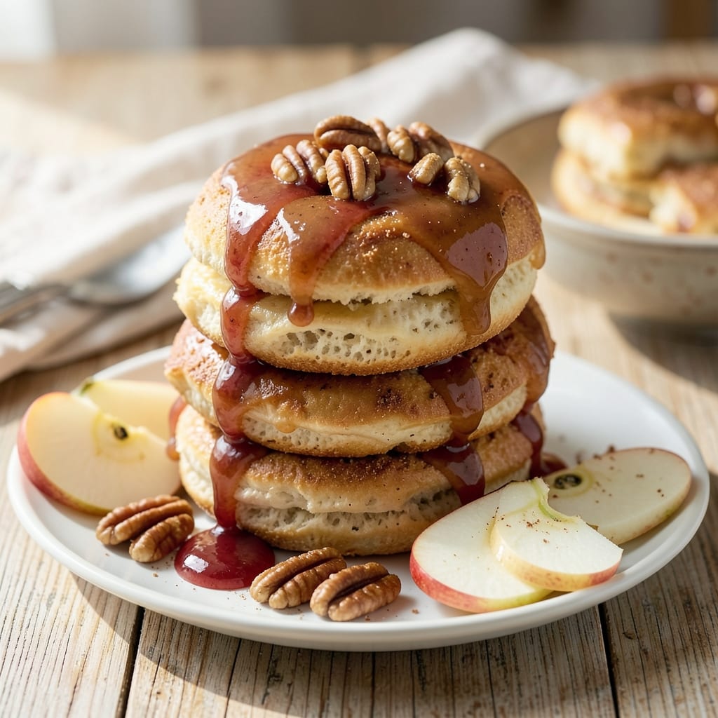Apple Cider Bagel Recipe: Spiced Apple Filling With Buttery Streusel Twist