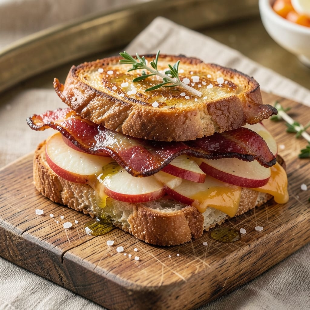 Apple Bacon Grilled Cheese Recipe: Smoky Sweet Crunch in Every Bite