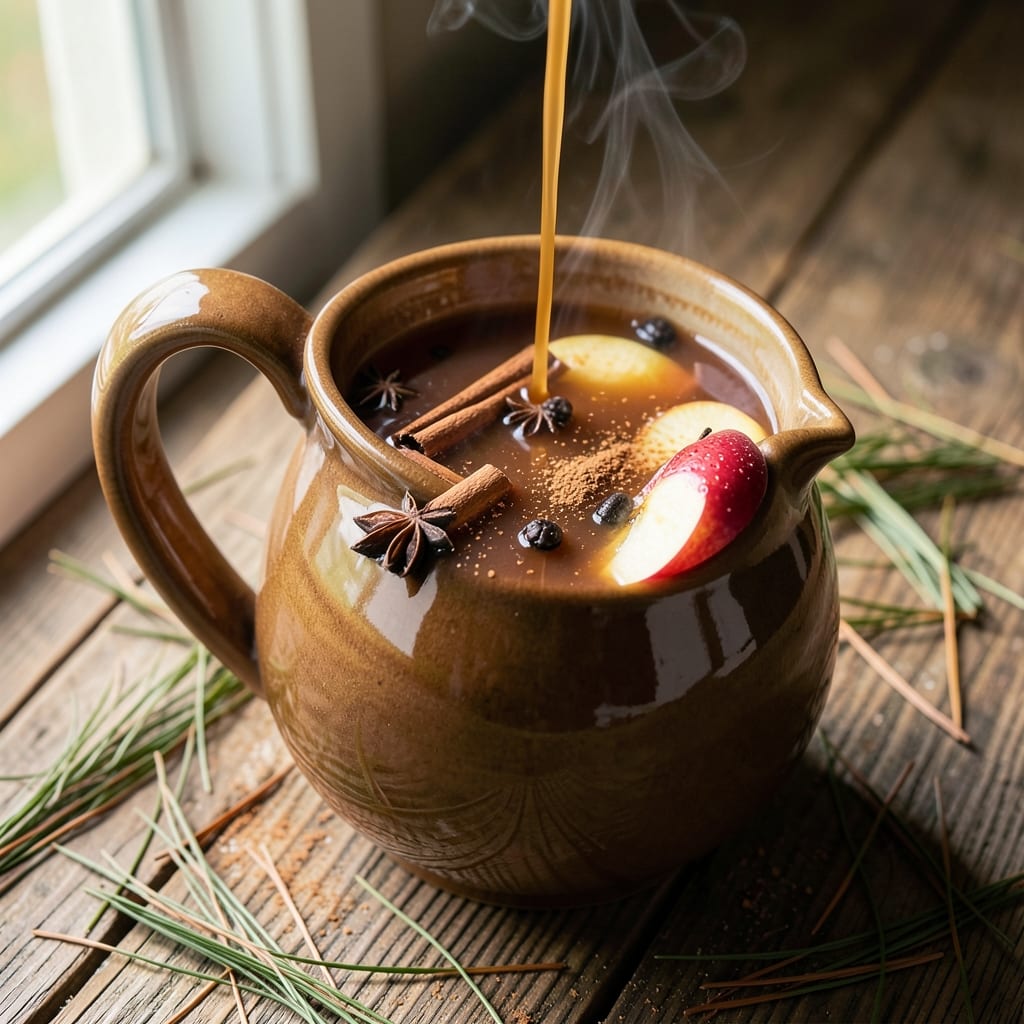 Apple Cider Thanksgiving Recipe: Spiced Simmer With Caramelized Apples and Cinnamon-Kissed Foam